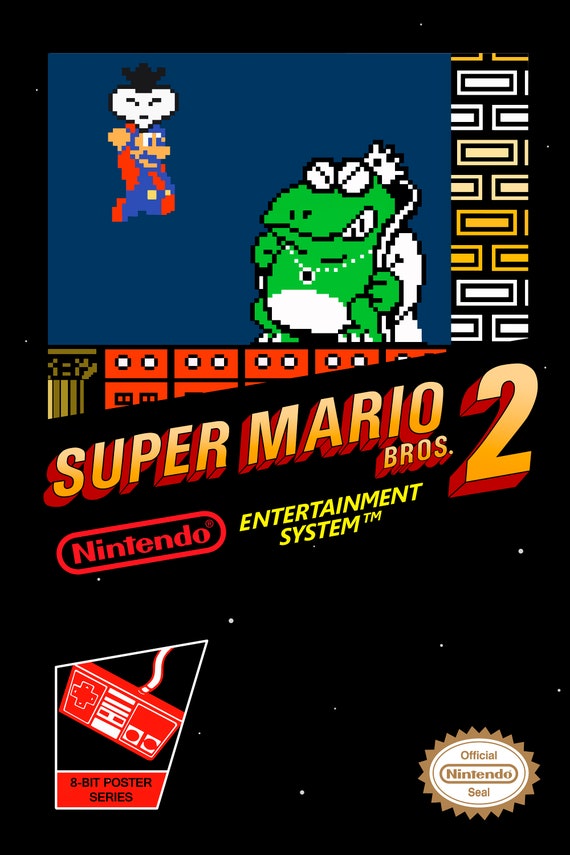 2 For 10 Nintendo Bubble Bobble Super Mario 2 Etsy