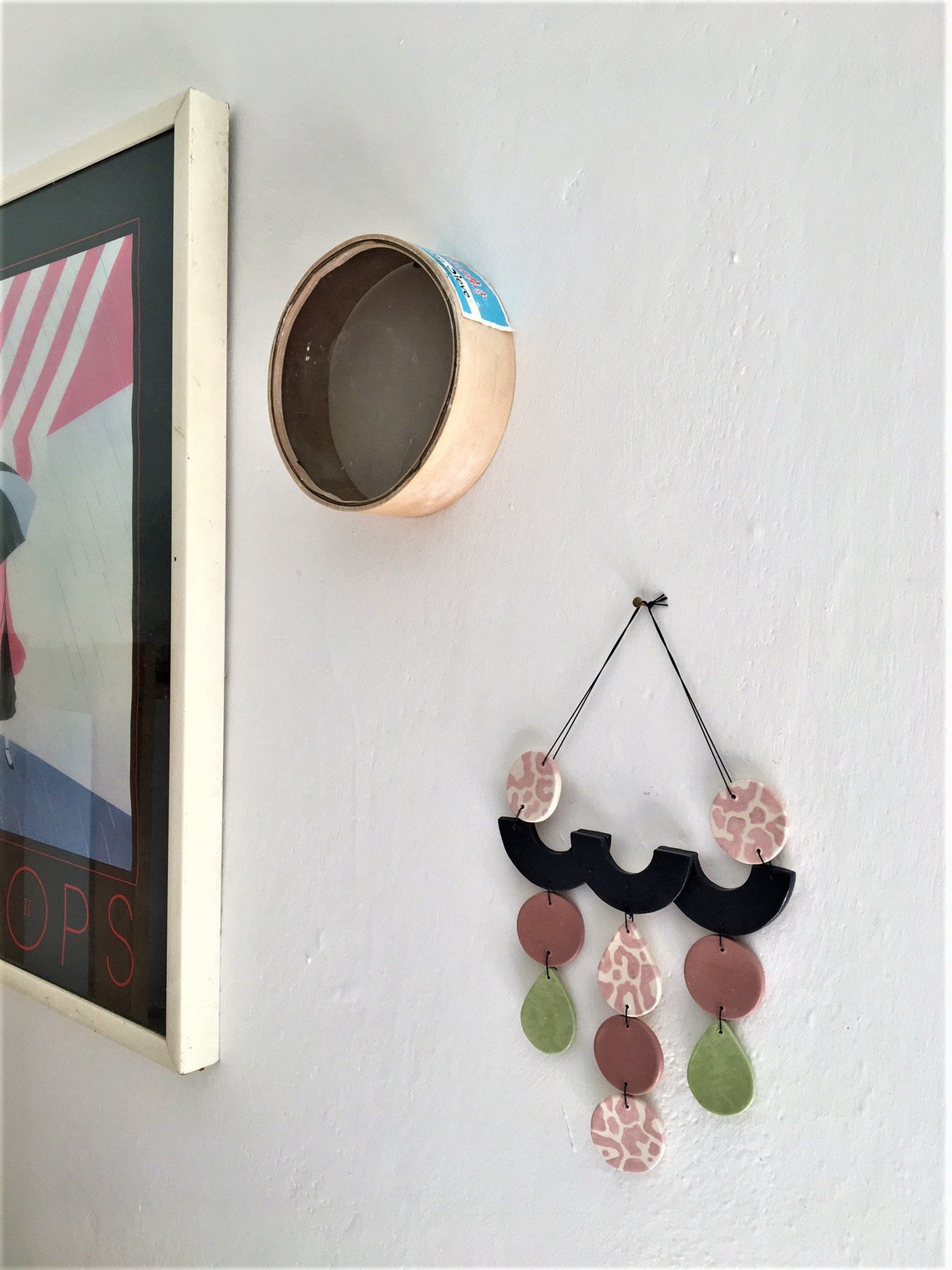 Ceramic wall hanging decoration Etsy