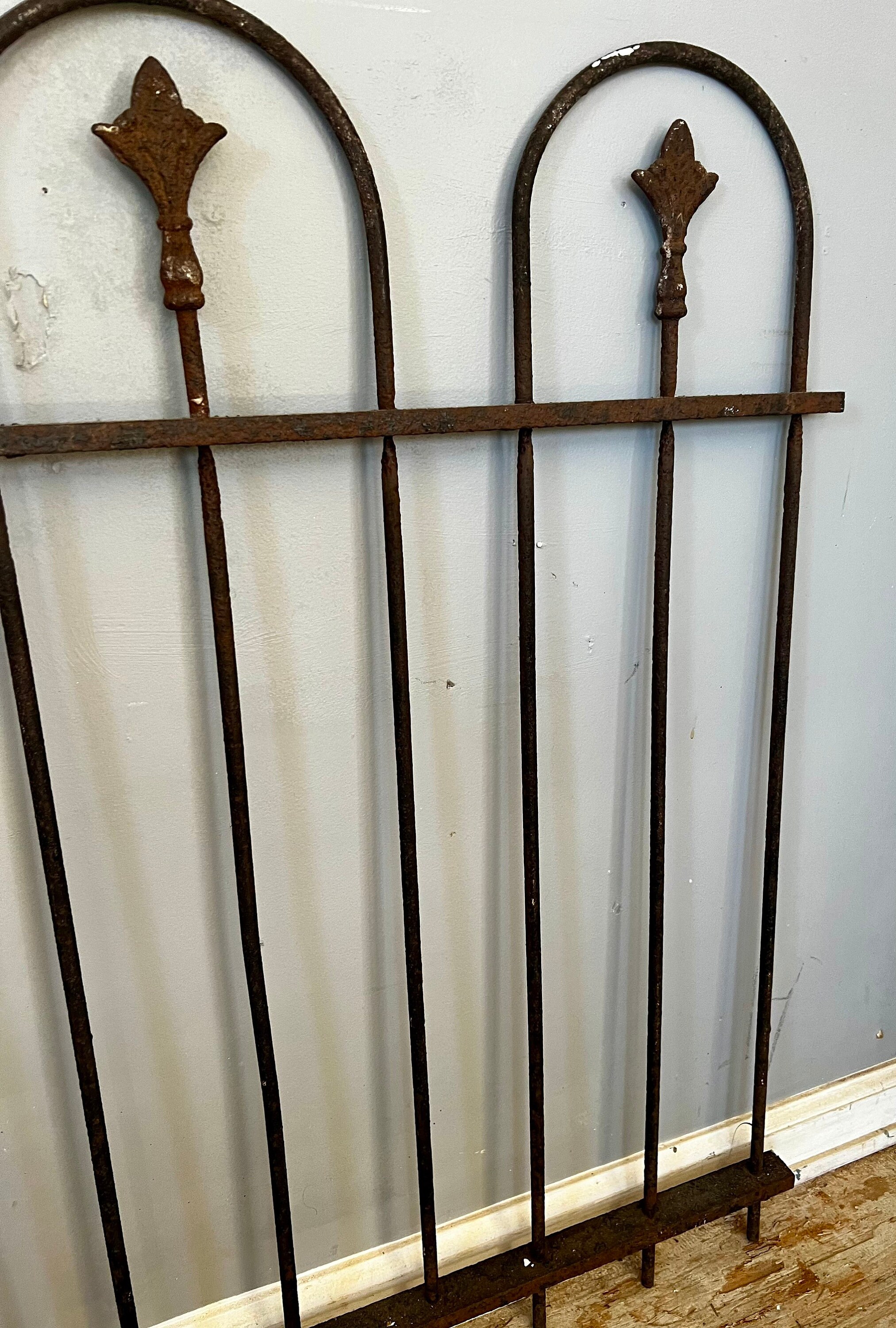 Iron Fence Piece Vintage Architectural Salvage - Etsy