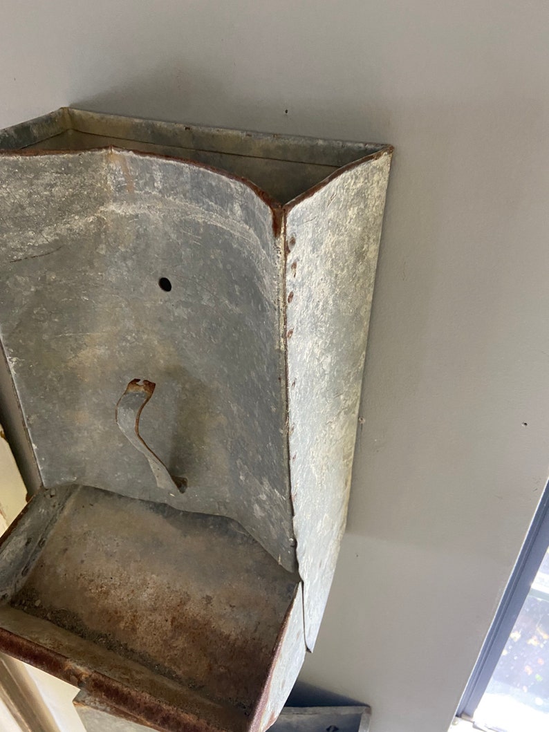 Vintage Metal Chicken Feeder Etsy