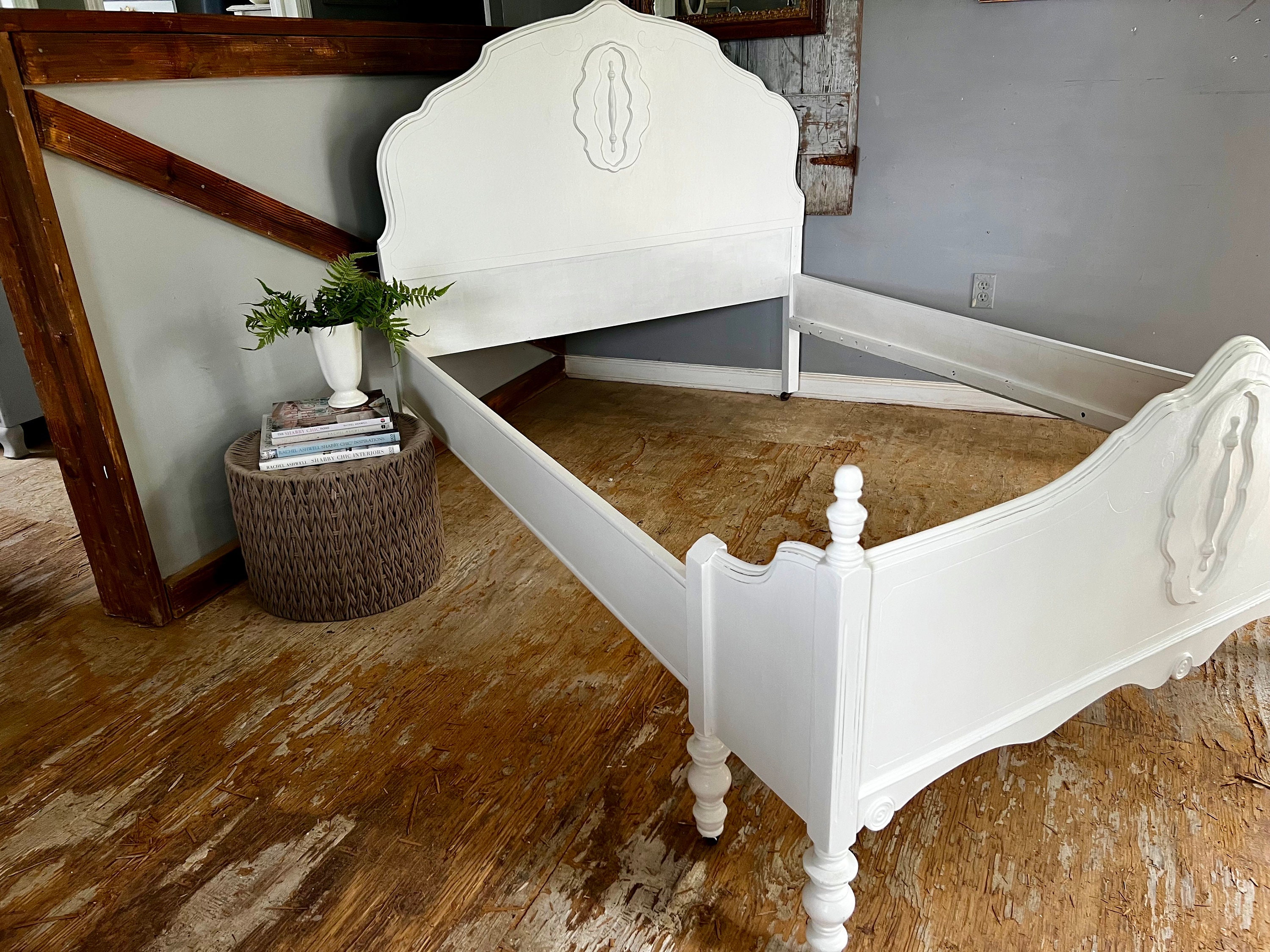 Amelie French Cane Bed & Headboard Custom