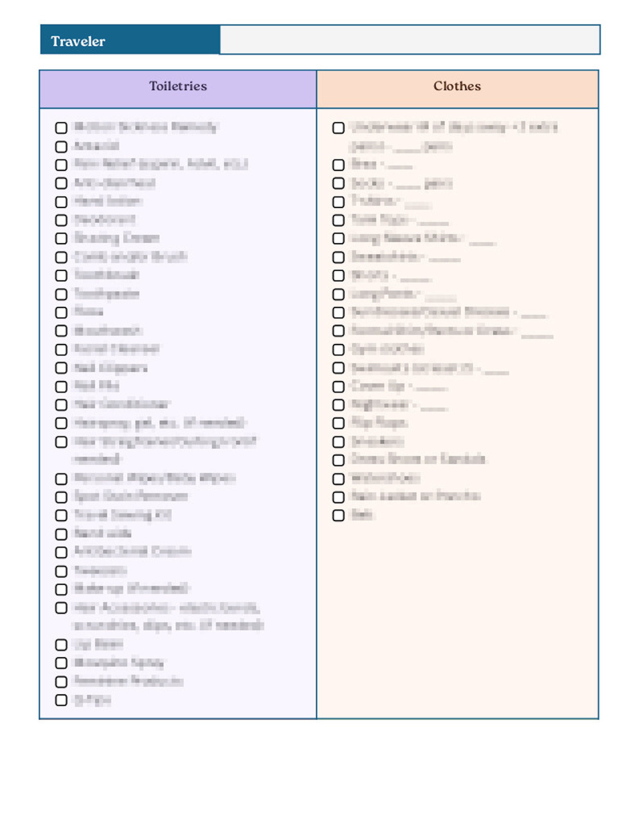 Ultimate Cruise Packing List Print at Home Digital Download - Etsy