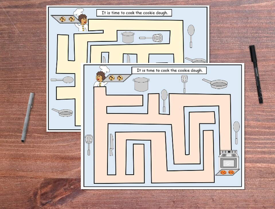 Fun Cooking Busy Book Printable learning activities | Etsy