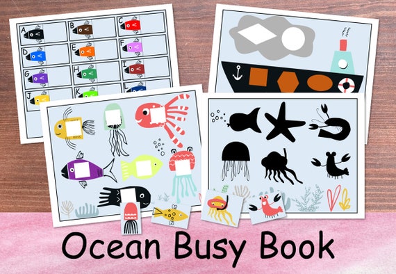 Ocean Busy Book for Toddlers