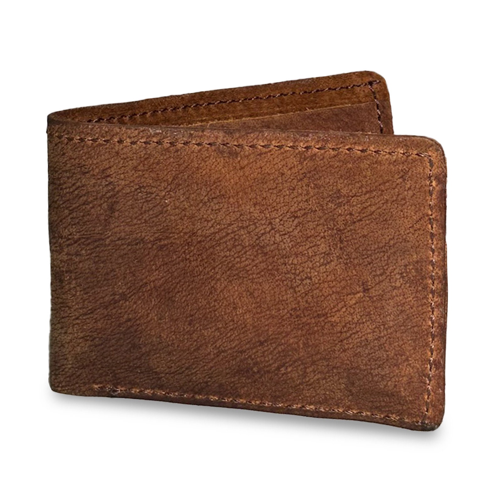 Classic Leather Wallet. Limited Run Rough Hide. - Etsy