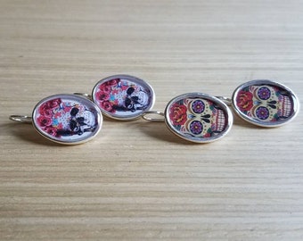 Calavera/Calaca/Skull Earrings