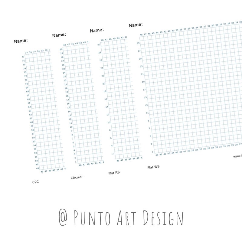 Pattern Design Graph Paper Printable Grid Paper for Knitting and ...