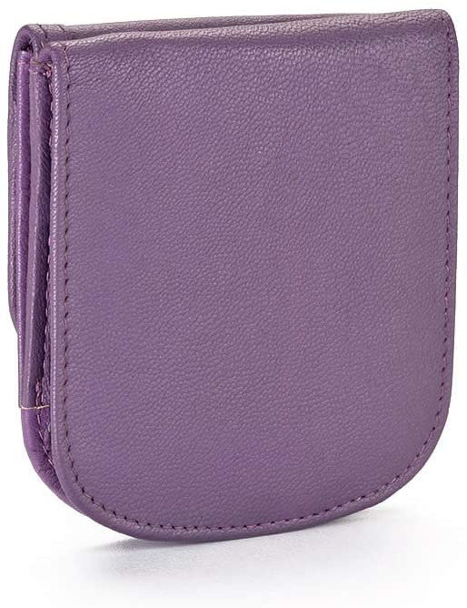 Taxi Wallet - Van Gogh Irises Leather Front Pocket Wallet, Compact Folding Design For Cards, Coins, Bills, Men & Women