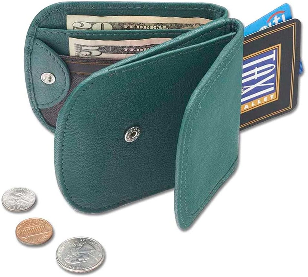 de taxi Cuero Libélula Una billetera simple - Etsy