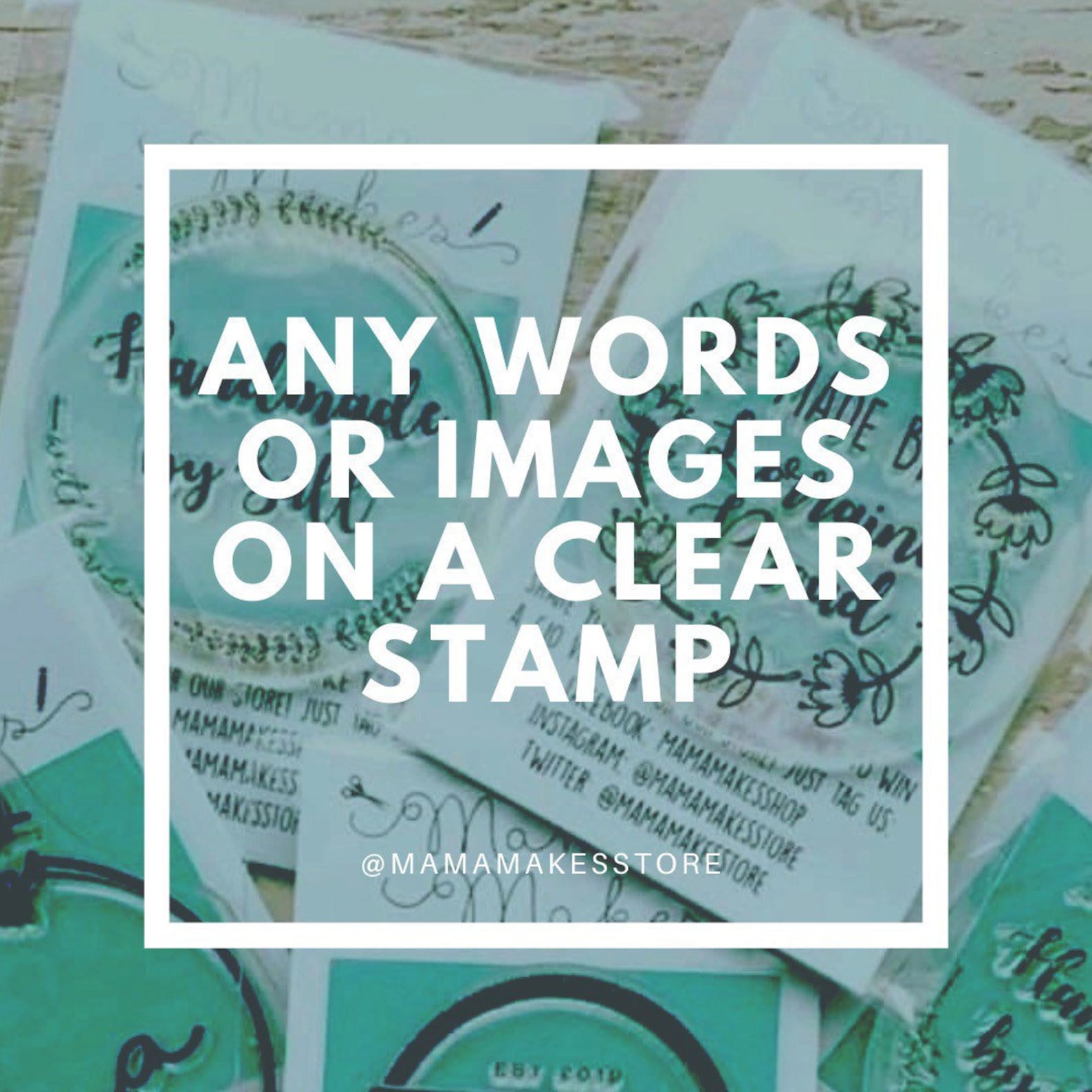 Made to Order Custom Stamps You Choose the Design Pay per Etsy
