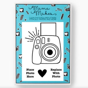 Mama Makes - Instant Camera - Memory Book & Scrapbooking Clear Stamp Set