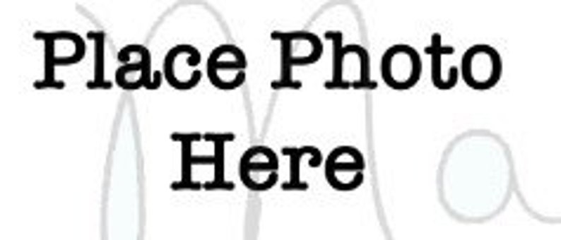 Place Photo Here Clear Stamp - Etsy