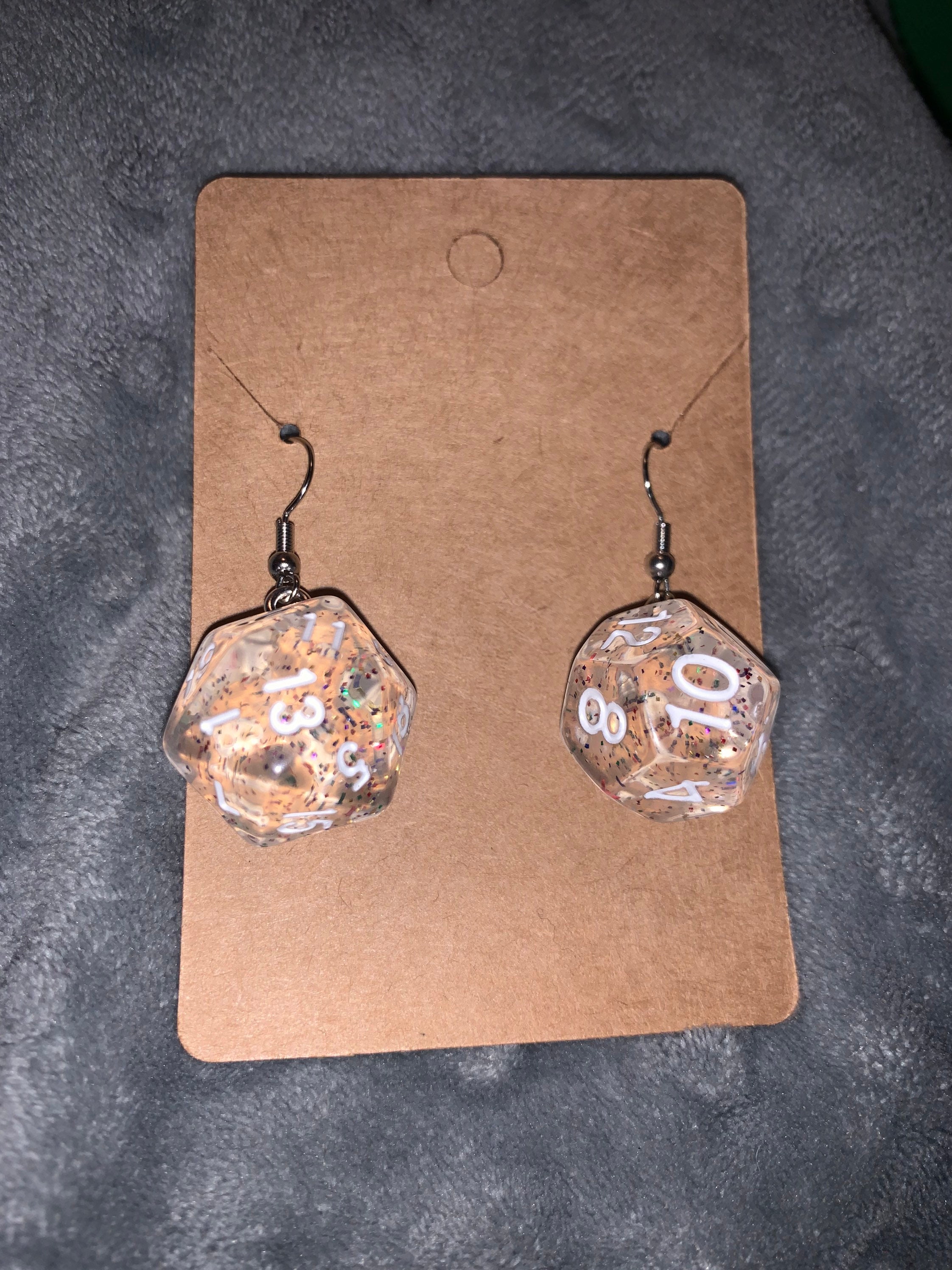 DND Dice Earrings Etsy