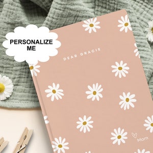 Cartas a mi hija Notebook- Querido diario de hija- Diario de nombre personalizado- Regalo de diario personalizado- Cartas a mi hija- Recuerdo