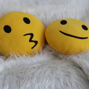 Pleading face emoji pillow cheap