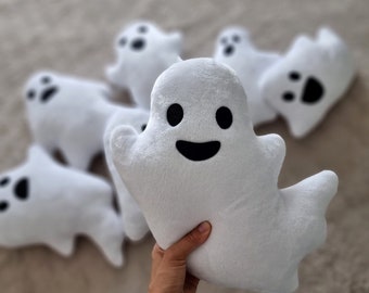 Peluche Fantasma Glow In The Dark 28 Cm – Morbido Pupazzo Che Si Illumina Al Buio, Decorazione Halloween