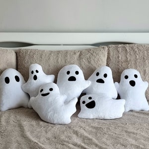 Plush Ghost Pillow | Halloween plushie toy | Custom made cushion
