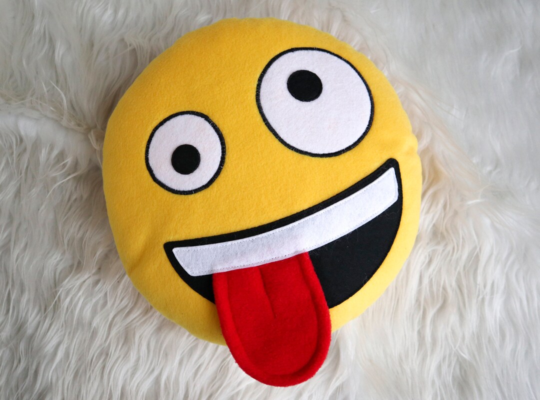 Woozy Face Emoji Pillow Drunk Face Custom Emojis 