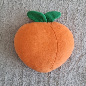 Peach Emoji Pillow