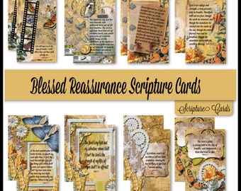 Faith Journaling, Journal Cards, Prayer Cards, Scripture, Bible Journaling, Ephemera, Christian Art, Digital Journal Kits, Prayer Kits