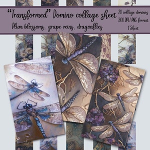 Domino Collage, jewelry backgrounds, pendants, 1x2 inches, printable, instant download, PNG, Domino Pendant, Dominos, Printable domino