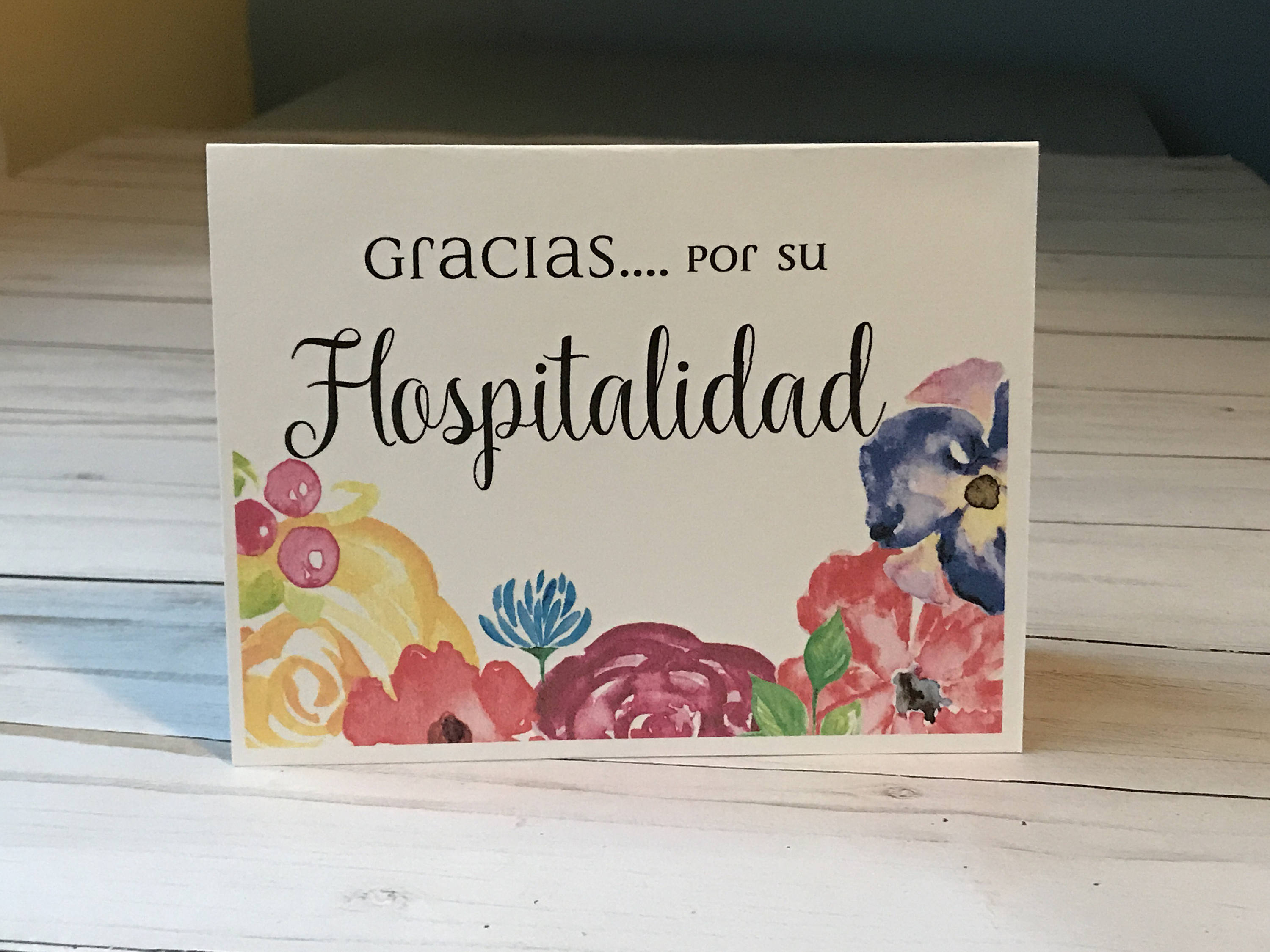 Gracias por su hospitalidadGracias por su hospitalidad  Etsy