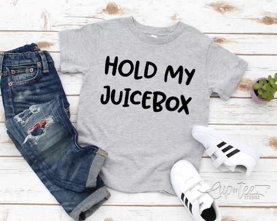 7 ate 9 Apparel Funny Kids Hold My Juicebox T-Shirt