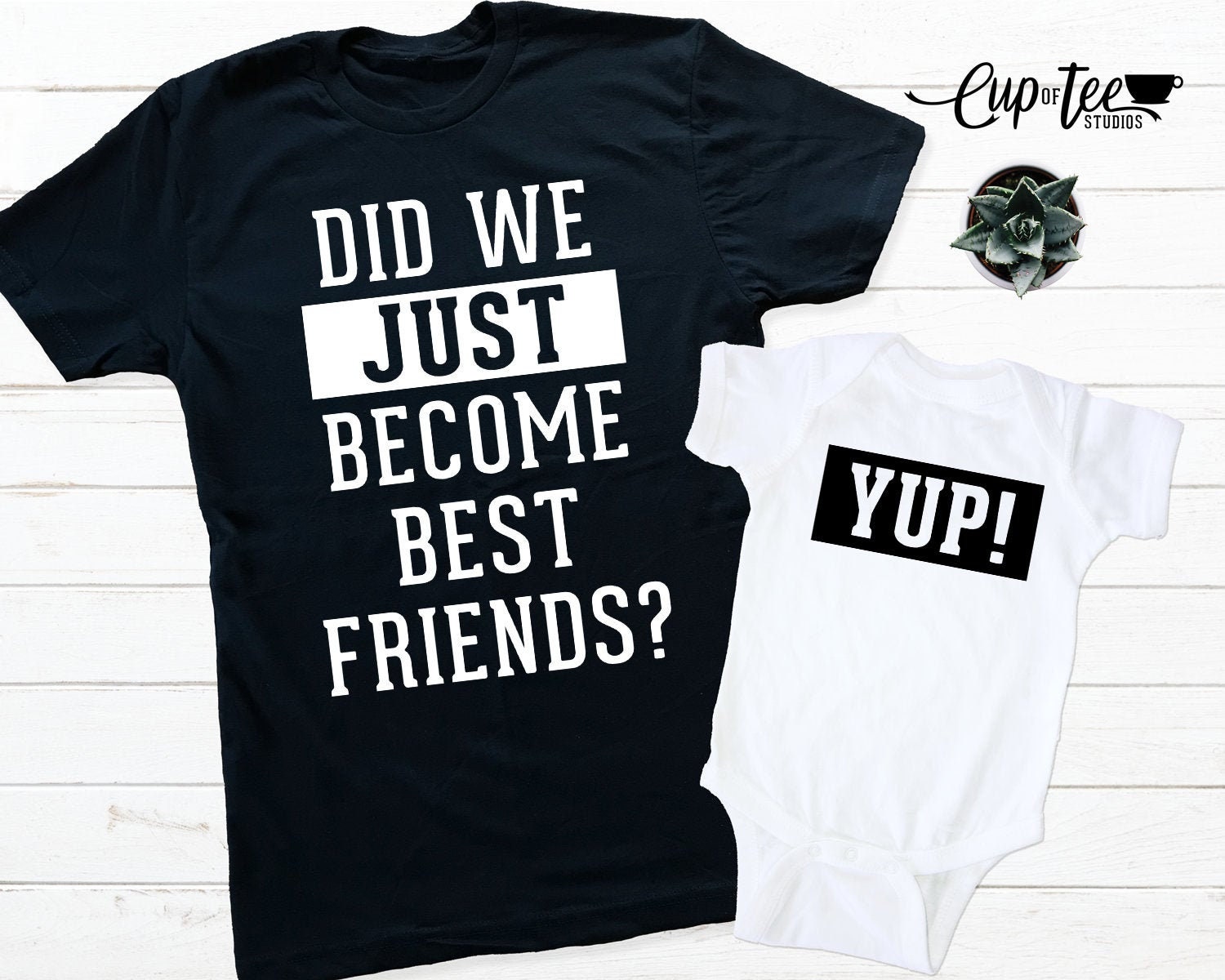 mom and baby best friend shirts 