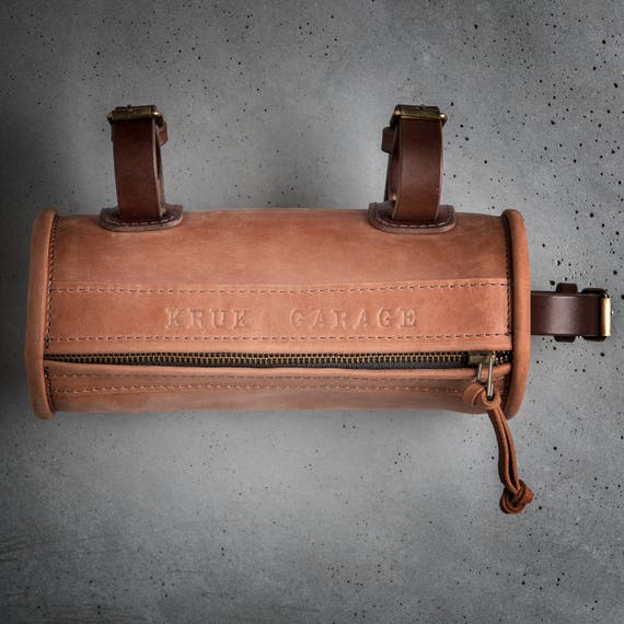 Leather Bicycle Bag Frame Bag Cycling Leather Bag Handlebar Leather Bicycle Bag Frame Bag Cycling Leather Bag Handlebar