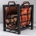 Firewood stand Fireplace furniture Indoors firewood storage Log storage Firewood holder Fireplace accessory Industrial furniture 