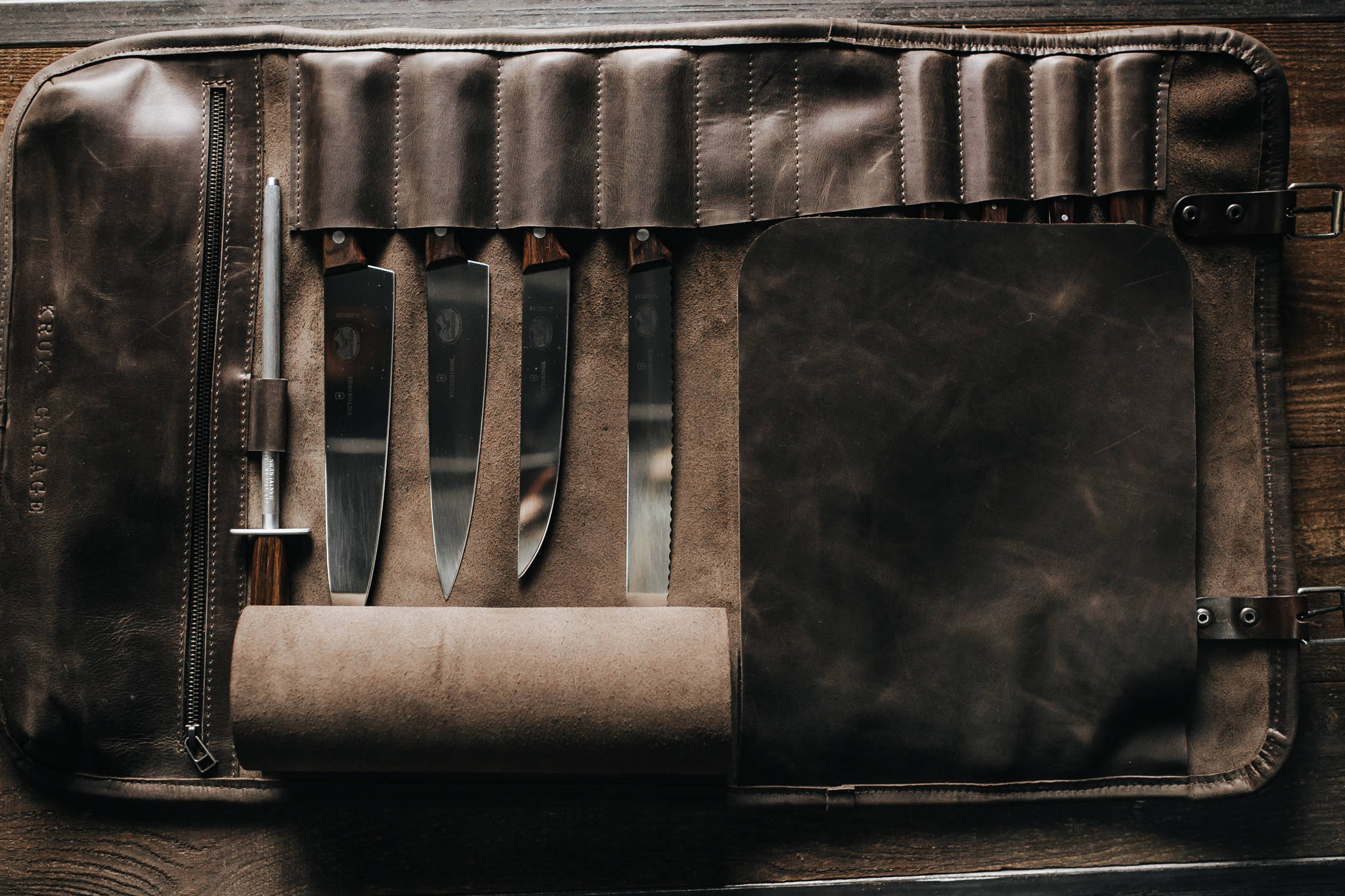 Leather Knife Roll Bag Chefs Tool Bag Gifts for Chef's Etsy UK