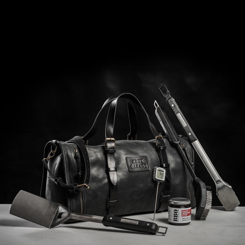 Leather Tools Bag Top Load Bag Car Trunk Organizer Garage Etsy