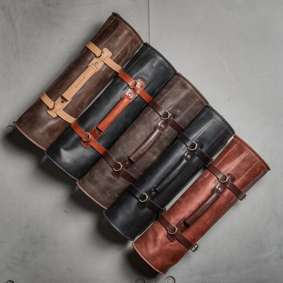 Grill Tools Bag BBQ Tools Storage Grilling Accessory Outdoor Cooking Bag Personalized Gift for Chef BBQ Leather Bag Grill Party Accessory Etsy