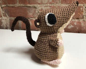 Mouse - Rodent - Shrew Crochet PATTERN