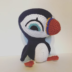 Gehaakt PATROON pinguïn/papegaaiduiker