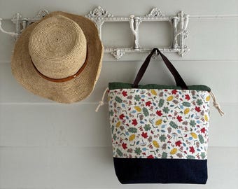 Liberty of London / Woodland Walk On-the-go bag / Project Bag / Sotakhandmade patterns / Liberty of London