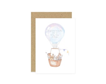 Premature Baby Card, Welcome to The World Card, New Baby Card, Premature Baby, Miracle Card, Hello Little One Card