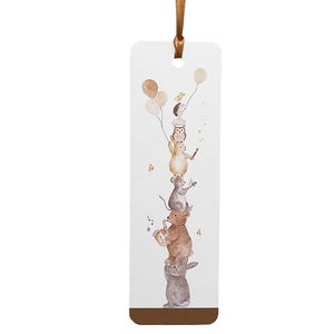 Children&#39;s Animal Bookmark, Bookmark for Creatives, Stocking Filler Ideas, Paper Bookmark, The Arts, Bronze Bookmark