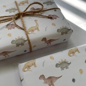 Dinosaurier Geschenkpapier, Dinosaurier Geschenkpapier Bogen, Geschenkpapier, Tier Geschenkpapier