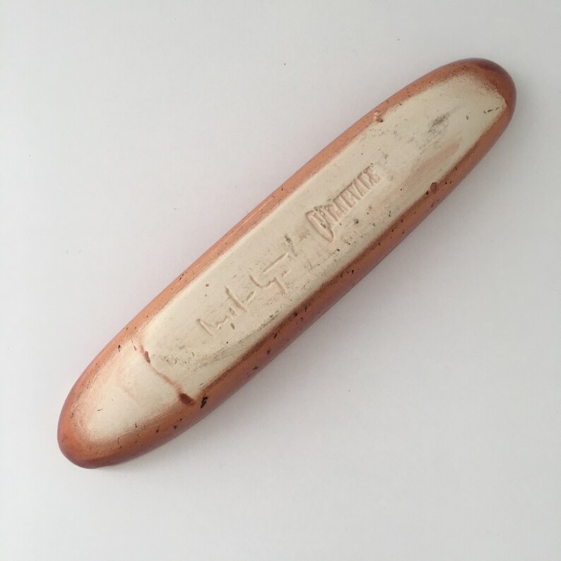 Signed Carnavale pottery olivetapanade tray designed by Lee /& Pup McCarty in Oxford Mississippi