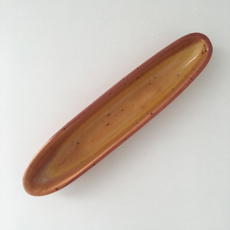 Signed Carnavale pottery olivetapanade tray designed by Lee /& Pup McCarty in Oxford Mississippi