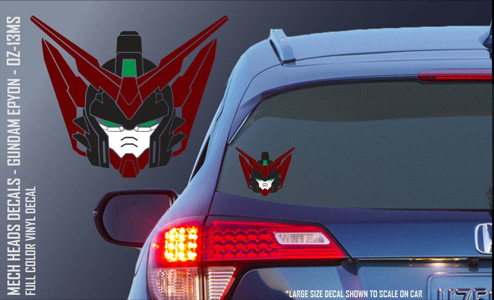 Gundam Epyon Vinyl Decal for Cars Laptops Tablets Water Etsy