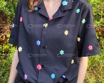 Starbits Konpeito Hawaiian Button Up shirt (made to order)
