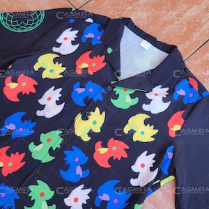Homestuck Scalemate Button Up Hawaiian shirt (made to order)