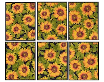 Handmade Sunflower Notecard Set: Blank Stationery with Envelopes