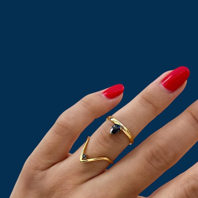 Edgy Ring - Etsy