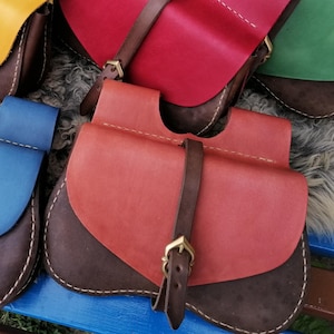Grande pochette pour rein, sac à main fantaisie, sac ceinture pour GN, sac à main médiéval forêt, sac cosplay ou costume fantastique elfique ou nain