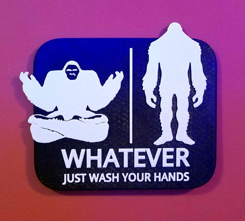 two-bigfoot-whatever-just-wash-your-hands-3d-printed-bathroom-etsy