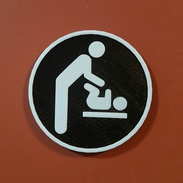 Baby Changing Room Sign