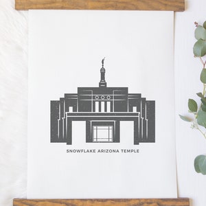 Snowflake Arizona Temple (LDS) Printable Icon